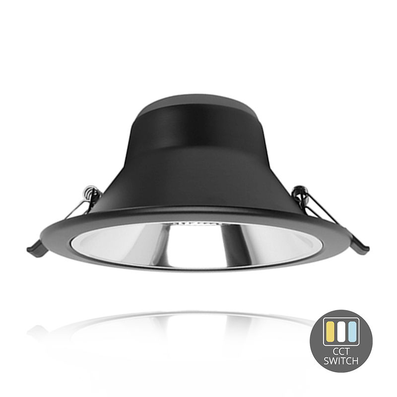 LED Downlight Reflector - Tri Color - 15 Watt - Zaagmaat Ø145-169MM - Outledtl.nl